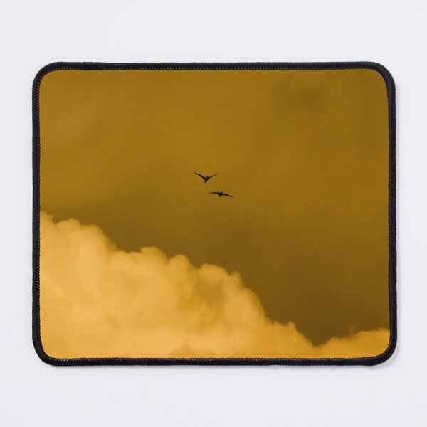 Item preview, Minimalist Photograph of Dusky Yellow Sky and a Bird designed and sold by MintoG.