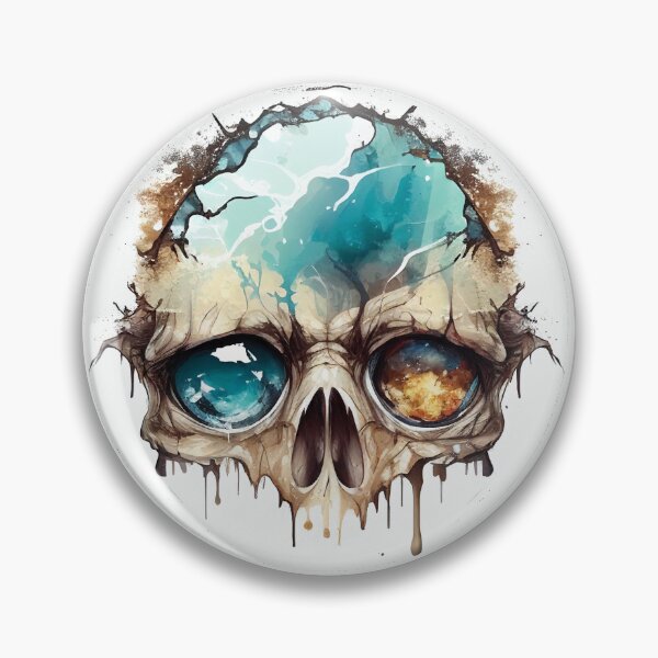 Item preview, Galactic Amber Skull designed and sold by BoneyardGrafix.
