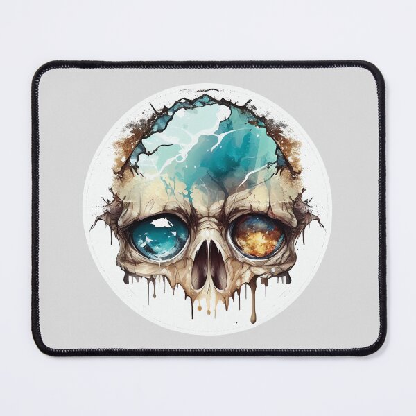 Item preview, Galactic Amber Skull designed and sold by BoneyardGrafix.