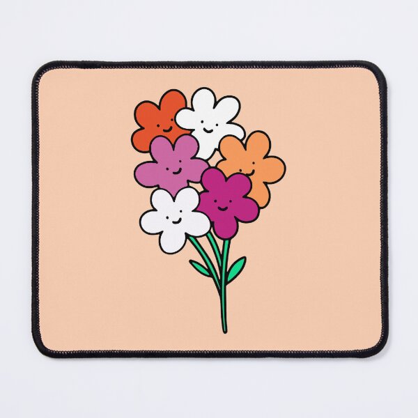Artikelvorschau, Dezente lesbische Pride-Blumen entworfen und verkauft von everything4eva.