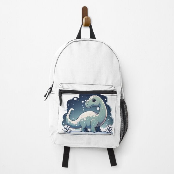 Item preview, Cute Brontosaurus in snow designed and sold by TheBanditos.
