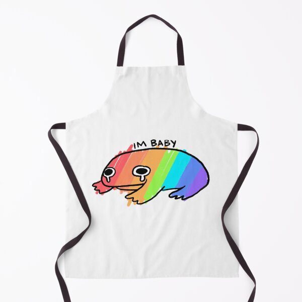Item preview, IM BABY | Sad Scribbled Rainbow Frog designed and sold by iristocat.