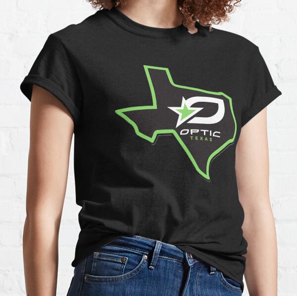 Custom Optic Texas Merch Shirt Classic Cropped Hoodie By Fashionfree -  Artistshot