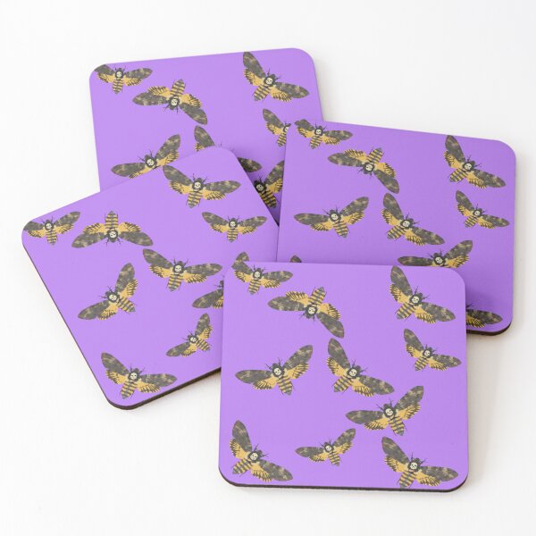 Item preview, Death's Head Moths Purple designed and sold by Ashley Gagnon.