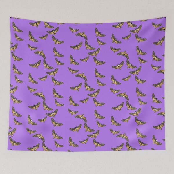 Item preview, Death's Head Moths Purple designed and sold by Ashley Gagnon.