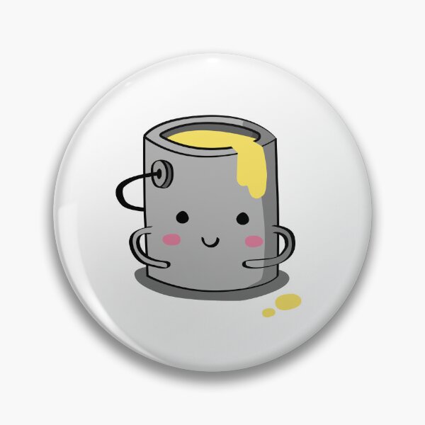 Item preview, Cute Yellow Paint Bucket illustration designed and sold by CutestShopEver.