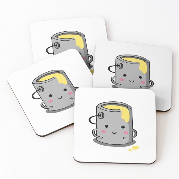 Item preview, Cute Yellow Paint Bucket illustration designed and sold by CutestShopEver.