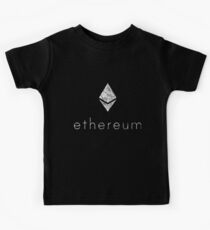 Vintage Ethereum Kryptowährung Kinder T-Shirt