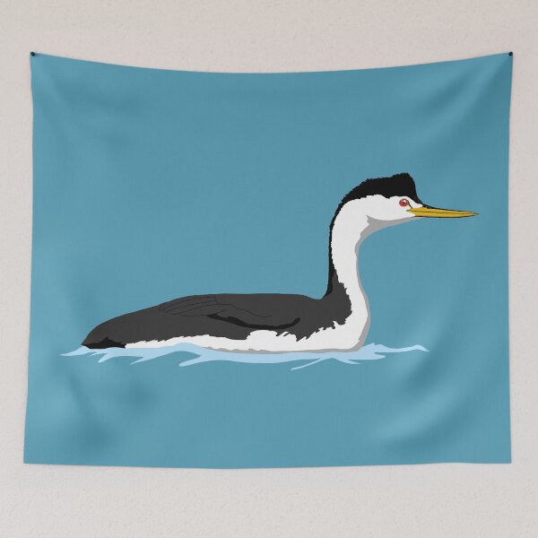 Item preview, Clark's Grebe designed and sold by BennuBirdy.