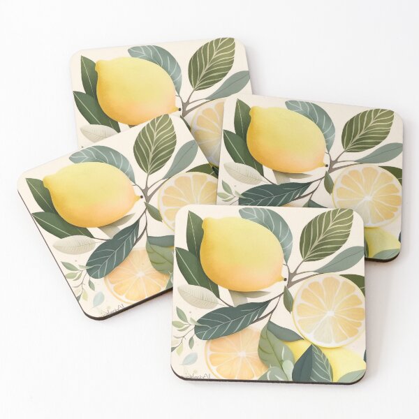 Item preview, Lemon designed and sold by botanicalartAI.