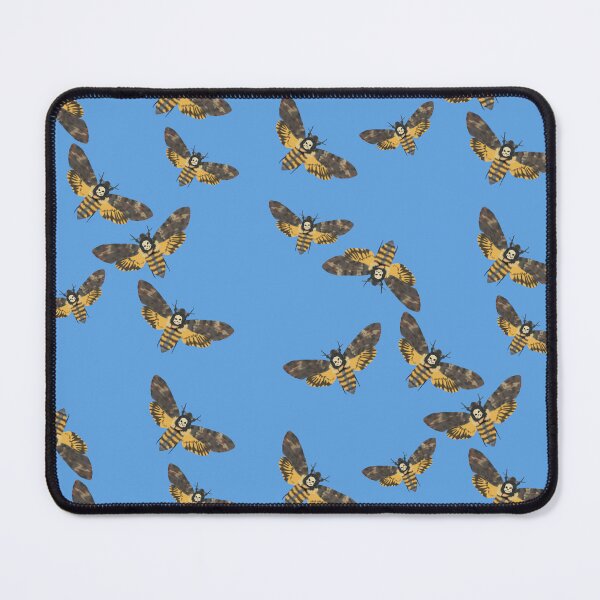 Item preview, Death's Head Moths Blue designed and sold by Ashley Gagnon.