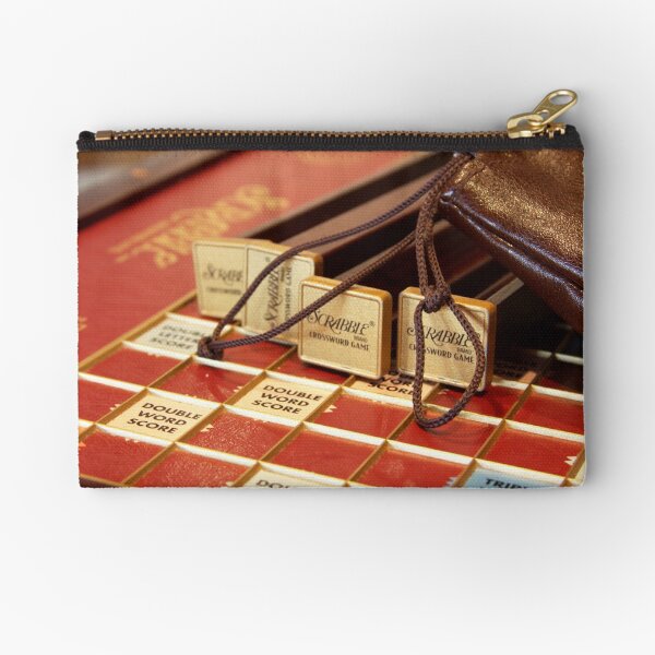 Lost for Words - Scrabble - Mike Hope Zipper Pouch
