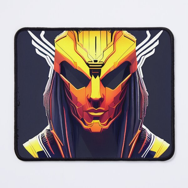 Item preview, Ra Egyptian Sun God Cyberpunk Sticker - Futuristic Design Featuring Ra, the Powerful Deity of Ancient Egypt in a Cyberpunk Style - Perfect for Laptops, Water Bottles, and More! designed and sold by Mytho Merch.