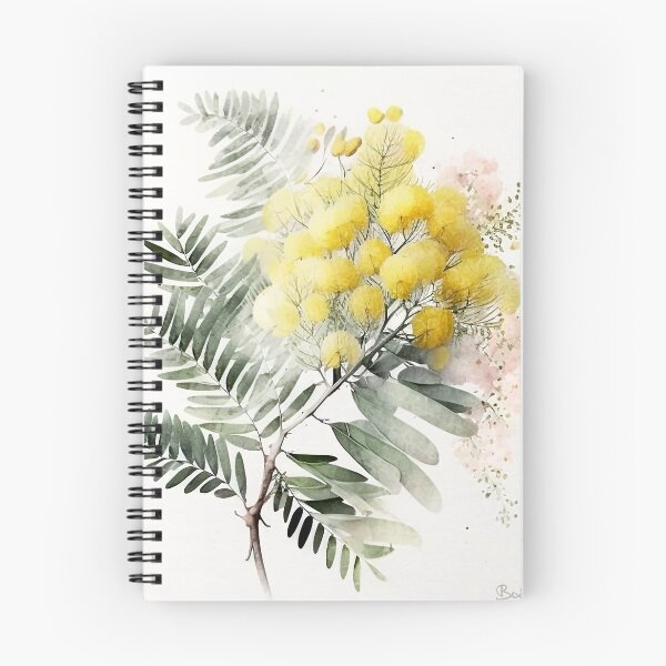Item preview, Mimosa designed and sold by botanicalartAI.