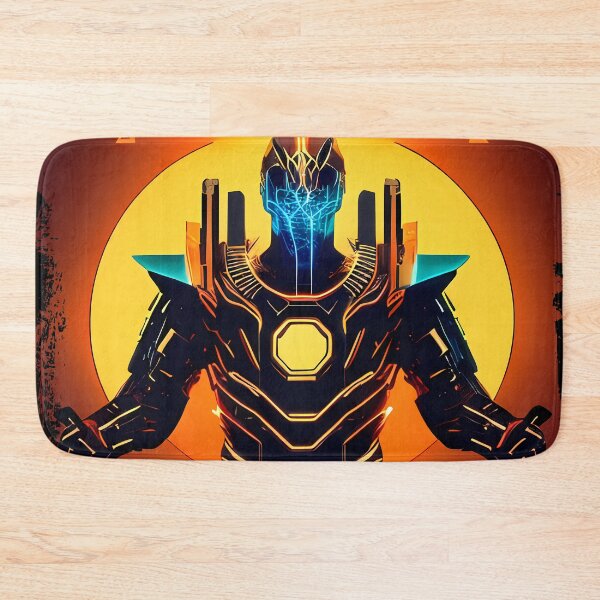 Item preview, Ra Egyptian Sun God Cyberpunk Sticker - Futuristic Design Featuring Ra, the Powerful Deity of Ancient Egypt in a Cyberpunk Style - Perfect for Laptops, Water Bottles, and More! designed and sold by Mytho Merch.
