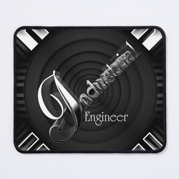 Item preview, Industrial Engineer Deco Flare Typography Graphic Design by Xzendor7 designed and sold by Xzendor7 Digital Art Creations.