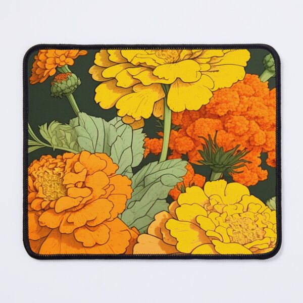 Item preview, Marigold designed and sold by botanicalartAI.