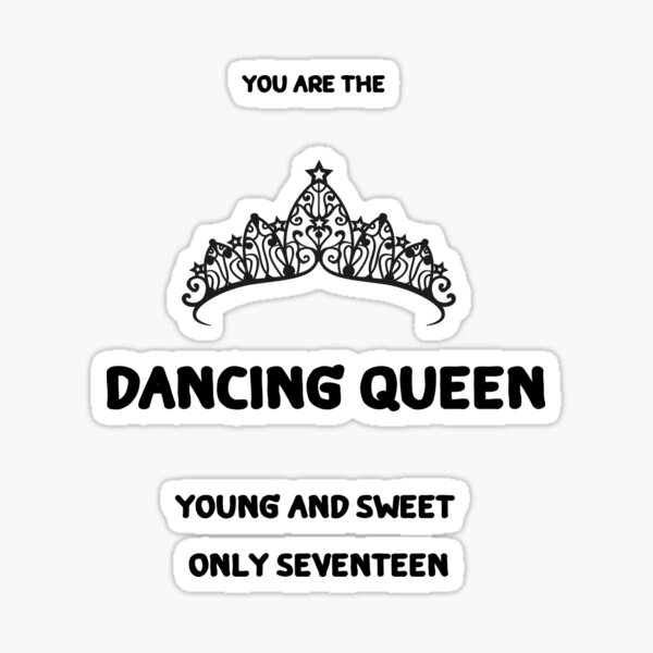 Dancing Queen, Dancing, Dance Wavy Text PNG file, perfect for decals  Sublimation, Transfers, T-Shirts, Cups and More