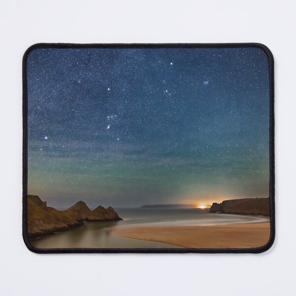 Item preview, Three Cliffs Bay at Night, Gower designed and sold by Dan Santillo.