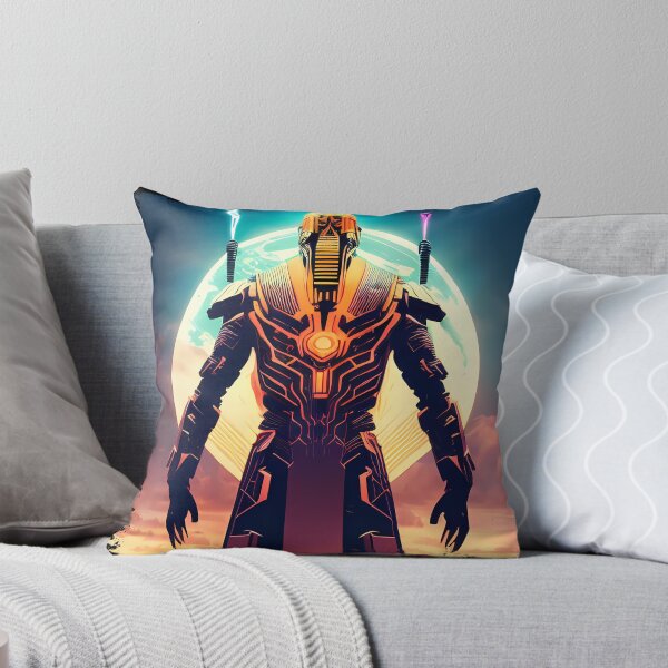 Item preview, Ra Egyptian Sun God Cyberpunk Sticker - Futuristic Design Featuring Ra, the Powerful Deity of Ancient Egypt in a Cyberpunk Style - Perfect for Laptops, Water Bottles, and More! designed and sold by Mytho Merch.