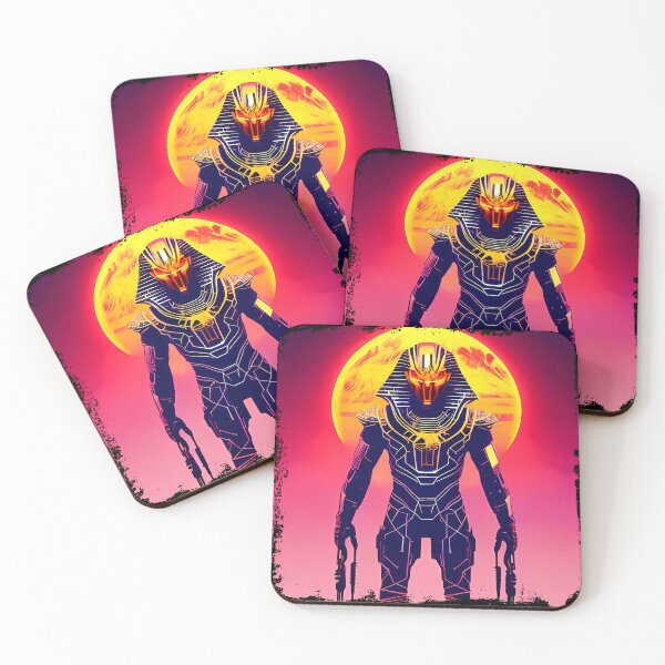 Item preview, Ra Egyptian Sun God Cyberpunk Sticker - Futuristic Design Featuring Ra, the Powerful Deity of Ancient Egypt in a Cyberpunk Style - Perfect for Laptops, Water Bottles, and More! designed and sold by Mytho Merch.
