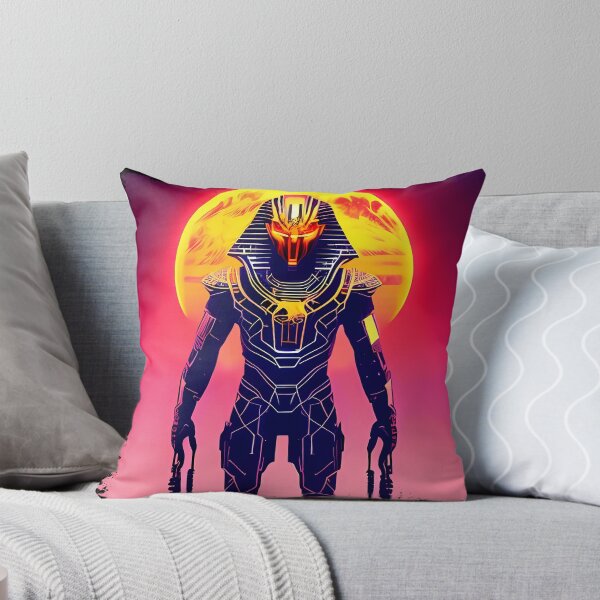 Item preview, Ra Egyptian Sun God Cyberpunk Sticker - Futuristic Design Featuring Ra, the Powerful Deity of Ancient Egypt in a Cyberpunk Style - Perfect for Laptops, Water Bottles, and More! designed and sold by Mytho Merch.