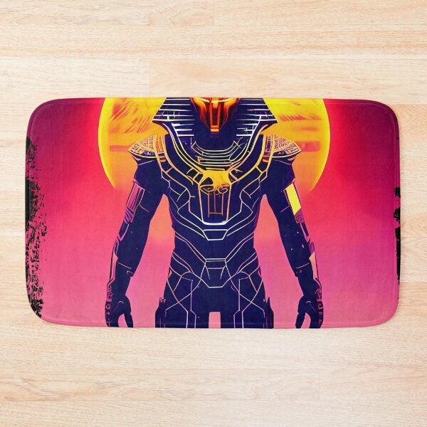 Item preview, Ra Egyptian Sun God Cyberpunk Sticker - Futuristic Design Featuring Ra, the Powerful Deity of Ancient Egypt in a Cyberpunk Style - Perfect for Laptops, Water Bottles, and More! designed and sold by Mytho Merch.