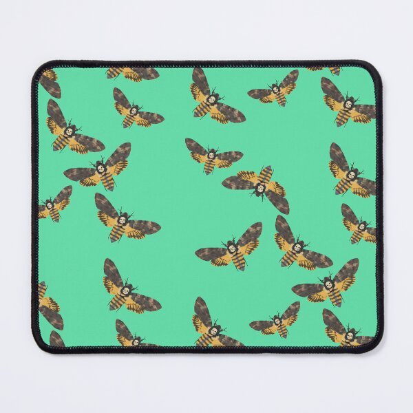 Item preview, Death's Head Moths Seafoam designed and sold by Ashley Gagnon.