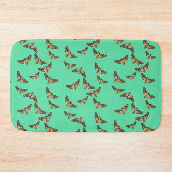 Item preview, Death's Head Moths Seafoam designed and sold by Ashley Gagnon.