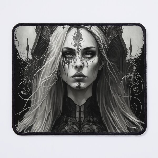 Item preview, Gothic Art - Dark Mysterious Gothic Woman Horror designed and sold by ZickDezine.