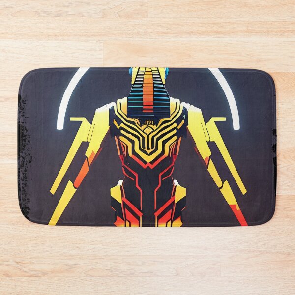 Item preview, Ra Egyptian Sun God Cyberpunk Sticker - Futuristic Design Featuring Ra, the Powerful Deity of Ancient Egypt in a Cyberpunk Style - Perfect for Laptops, Water Bottles, and More! designed and sold by Mytho Merch.