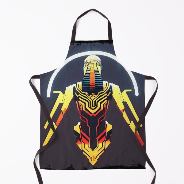 Item preview, Ra Egyptian Sun God Cyberpunk Sticker - Futuristic Design Featuring Ra, the Powerful Deity of Ancient Egypt in a Cyberpunk Style - Perfect for Laptops, Water Bottles, and More! designed and sold by Mytho Merch.