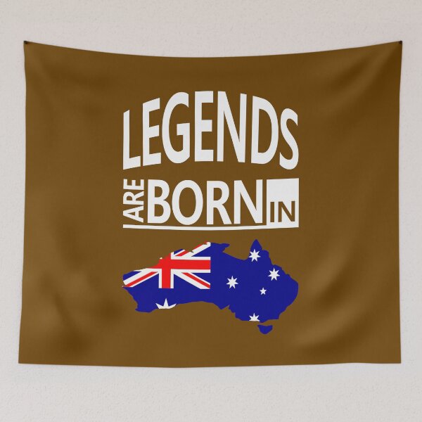 Item preview, Born in Australia Australian Legends Birthday  designed and sold by smily-tees.
