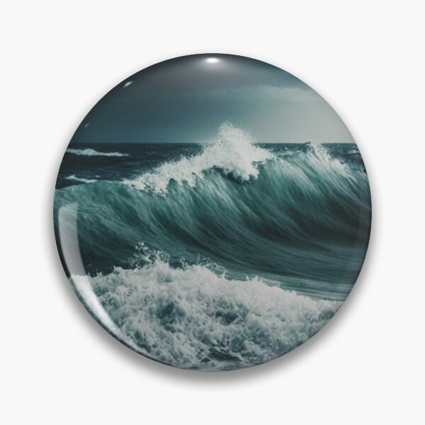 Artikelvorschau, Beautiful Crashing Blue Waves From The Beach entworfen und verkauft von Kplayzz2009.