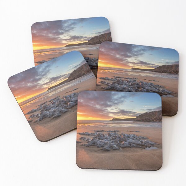 Item preview, Mewslade Bay Sunset, Gower designed and sold by Dan Santillo.