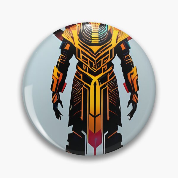 Item preview, Ra Egyptian Sun God Cyberpunk Sticker - Futuristic Design Featuring Ra, the Powerful Deity of Ancient Egypt in a Cyberpunk Style - Perfect for Laptops, Water Bottles, and More! designed and sold by Mytho Merch.