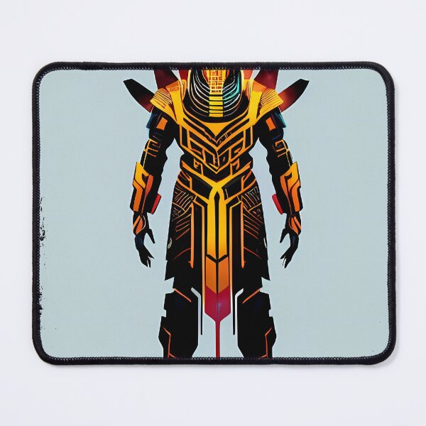 Item preview, Ra Egyptian Sun God Cyberpunk Sticker - Futuristic Design Featuring Ra, the Powerful Deity of Ancient Egypt in a Cyberpunk Style - Perfect for Laptops, Water Bottles, and More! designed and sold by Mytho Merch.
