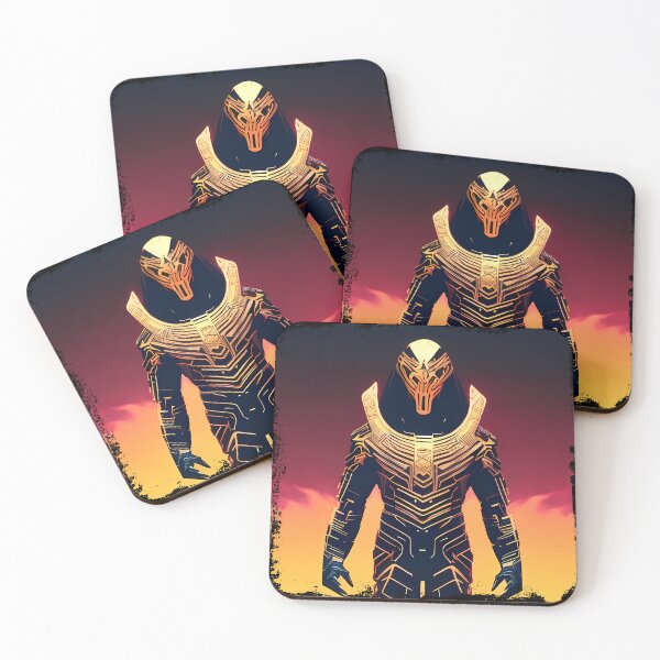 Item preview, Ra Egyptian Sun God Cyberpunk Sticker - Futuristic Design Featuring Ra, the Powerful Deity of Ancient Egypt in a Cyberpunk Style - Perfect for Laptops, Water Bottles, and More! designed and sold by Mytho Merch.