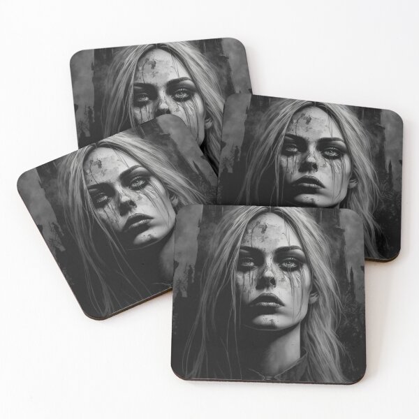 Item preview, Gothic Art - Dark Mysterious Gothic Woman Horror  designed and sold by ZickDezine.