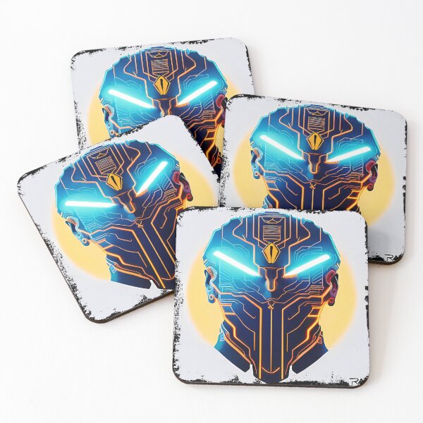 Item preview, Ra Egyptian Sun God Cyberpunk Sticker - Futuristic Design Featuring Ra, the Powerful Deity of Ancient Egypt in a Cyberpunk Style - Perfect for Laptops, Water Bottles, and More! designed and sold by Mytho Merch.