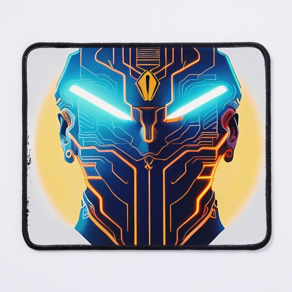 Item preview, Ra Egyptian Sun God Cyberpunk Sticker - Futuristic Design Featuring Ra, the Powerful Deity of Ancient Egypt in a Cyberpunk Style - Perfect for Laptops, Water Bottles, and More! designed and sold by Mytho Merch.