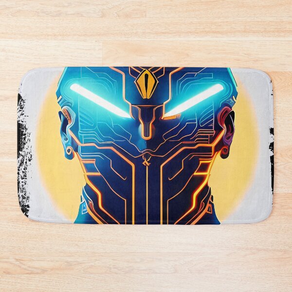 Item preview, Ra Egyptian Sun God Cyberpunk Sticker - Futuristic Design Featuring Ra, the Powerful Deity of Ancient Egypt in a Cyberpunk Style - Perfect for Laptops, Water Bottles, and More! designed and sold by Mytho Merch.