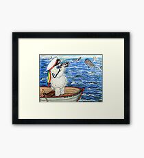 Pooky Saving the Whales Framed Print