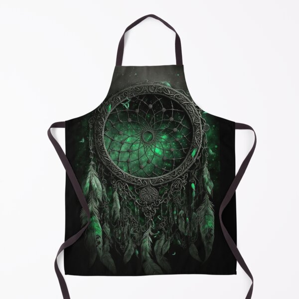 Item preview, Green Glow Dreamcatcher - Native American Spiritual Symbol Dream Protection designed and sold by Dragonstrom.