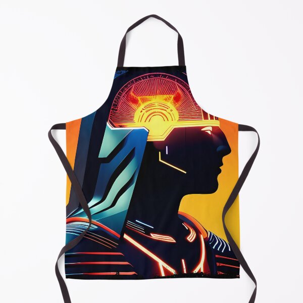 Item preview, Ra Egyptian Sun God Cyberpunk Sticker - Futuristic Design Featuring Ra, the Powerful Deity of Ancient Egypt in a Cyberpunk Style - Perfect for Laptops, Water Bottles, and More! designed and sold by Mytho Merch.
