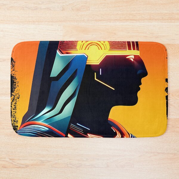 Item preview, Ra Egyptian Sun God Cyberpunk Sticker - Futuristic Design Featuring Ra, the Powerful Deity of Ancient Egypt in a Cyberpunk Style - Perfect for Laptops, Water Bottles, and More! designed and sold by Mytho Merch.