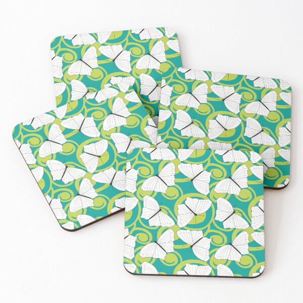 Item preview, Whimsical Butterflies on Swirl Pattern designed and sold by MoePark.