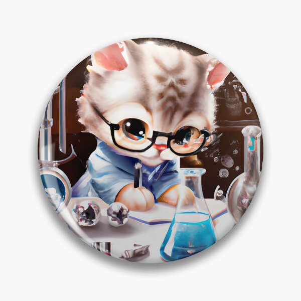 Item preview, Cute Cat In Chemistry Lab designed and sold by PRINYOS.