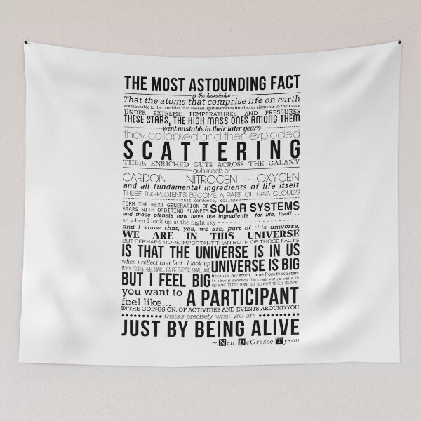 Item preview, Neil DeGrasse Tyson Science Manifesto designed and sold by iotapixels.