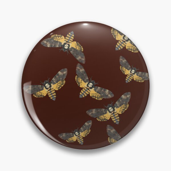 Item preview, Death's Head Moths Crimson designed and sold by Ashley Gagnon.